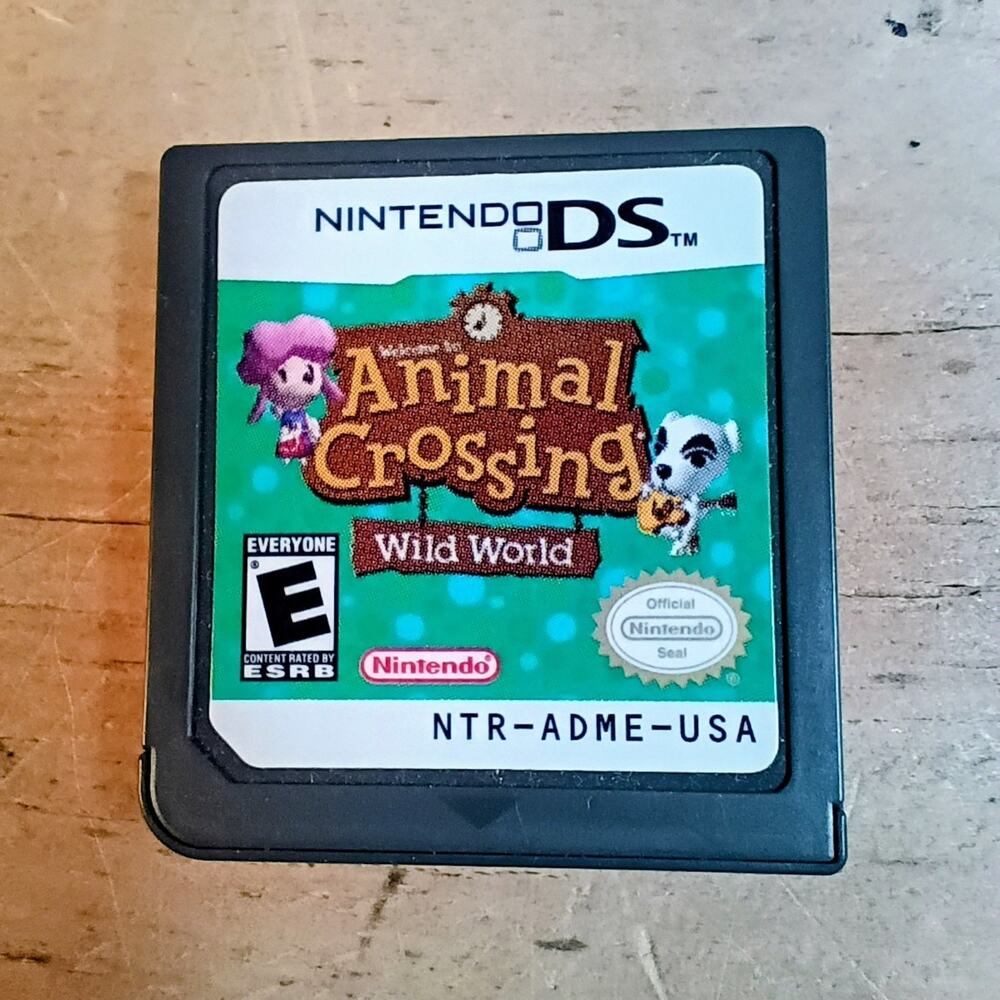 Animal Crossing: Wild World Nintendo DS, 2005 Cartridge Only - Tested & Working!